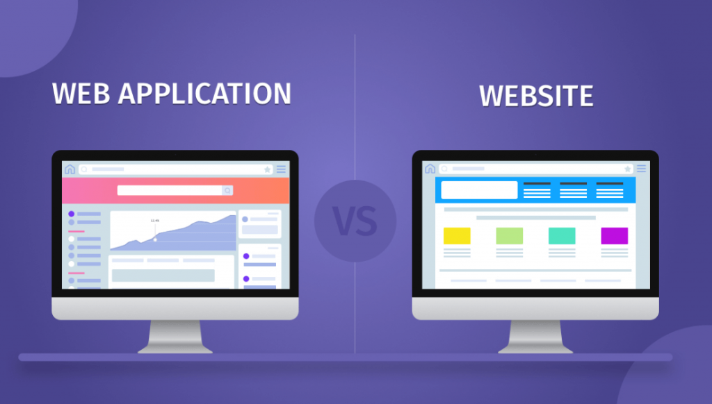 website và web application